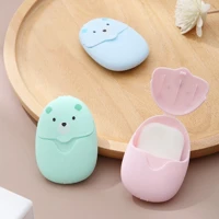 Imagem da promoção Case 50 Folhas Mini Sabonete Perfumado Papel Lava Mãos Portátil Descartável Viagem Sabão ref: 3356