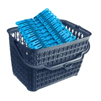 Imagem da promoção Kit Cesto + 60 Prendedores Roupas Reforçado Cesto Multiuso com Alça