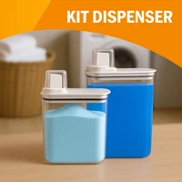 Imagem da promoção Kit Dispenser Organizador Lavanderia  + 1,5 Litros Acrílico