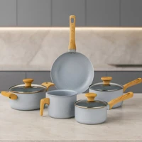 Imagem da promoção Jogo De Panelas Antiaderente Cerâmica Mimo Style 5 Peças