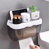 Imagem da promoção Suporte De Parede Banheiro/Caixa Organizadora Com Papel Higiênico/Sem Furar pronta entrega