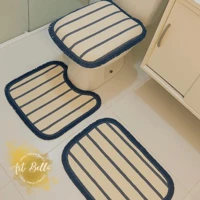 Imagem da promoção Kit Tapete Banheiro com 3 peças algodão Premium