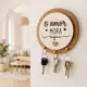 Porta Chaves de Parede 3 Ganchos Mdf Multiuso Decoração Moderna para ou Sala em Mdf - Envio rápido em oferta