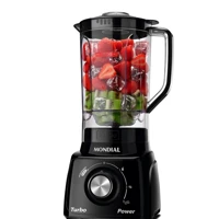 Imagem da promoção Liquidificador 3 velocidades Turbo Power preto - L-99FB - Mondial