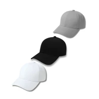 Imagem da promoção Kit 3 Bonés Liso Básico Adulto Aba Curva Masculino e Feminino