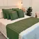 Peseira Manta Tricot Sofá Cama Casal Queen King Aconchego Home Decor - SOMENTE A PESEIRA em oferta