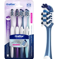 Imagem da oferta Escova de Dente Adulto OralGos (4 unidades)