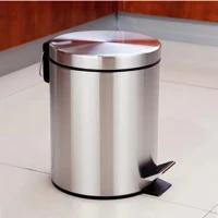 Imagem da promoção Lixeira Inox 5 Litros Cesto Com Pedal E Balde Removivél