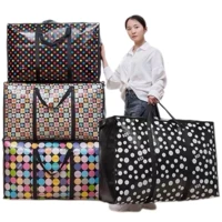 Imagem da promoção Sacolão Reforçado com Zíper para Viagem, Compras, Mudanças e Organização – Estampas Sortidas