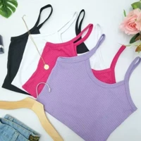 Imagem da promoção Kit 10 Top Cropped Feminino Regata Alcinha Canelado