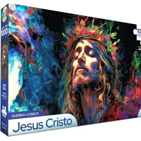 Imagem da promoção Quebra Cabeça Puzzle 1000 Peças Jesus Cristo