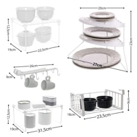 Imagem da promoção Organizador De Armário De Cozinha Kit Com 5 Organizadores