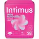Intimus Absorvente Antibacteriana Com Abas - 28 Unidades em oferta