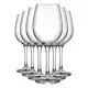 Jogo De 6 Taças Para Vinho Agua Vidro Lira 365ml Cor Transparente em oferta