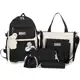 Kit 5 mochila de viagem para estudantes adolescentes e meninas, cores enviadas aleatoriamente em oferta