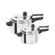 KIT COM 2 PANELAS DE PRESAO PRESSÃO ALUMINIO POLIDA VÁRIOS KITS APROVADO SELO DO INMETRO em oferta