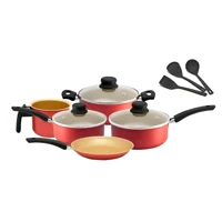 Imagem da promoção Arnix Conjunto de Panelas Antiaderente 8 Peças - Cereja