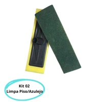 Imagem da promoção Kit Limpa PisoRodos Esfregão Limpa Azulejo Esfregão Com Esponja