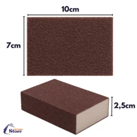 Imagem da promoção Kit 12 Esponja Magica Limpeza Pesada Tira Manchas Ferrugem Riscos