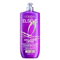 Imagem da oferta L'Oréal Paris Elseve Colágeno Lifter Creme para Pentear Leave-In, 250ml | Sem Enxágue, Anti-Frizz co