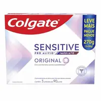 Imagem da oferta Colgate Sensitive Pro Alívio Imediato Creme Dental, 3x90g
