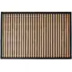 Lugar Americano Bamboo Listrado 30x45 Mimo Style Bege/preto em oferta