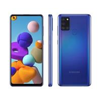 Imagem da promoção Smartphone Samsung Galaxy A21s 64GB Azul 4G - 4GB RAM 6,5” Câm. Quádrupla + Selfie 13MP Azul