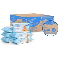 Toalhas Umedecidas Sensitive, 576 unidades, Cuidado & Carinho em oferta na Amazon