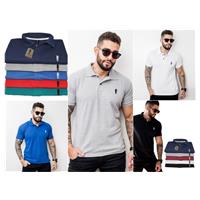 Imagem da promoção Kit 05 Camisetas Gola Polo - Polo Marine