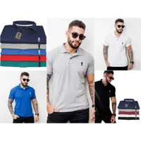 Kit 05 Camisetas Gola Polo - Polo Marine em oferta na Amazon