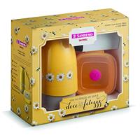 Imagem da promoção Conjunto de Bule Térmico de 700ml + Pote Plástico de 480ml?, Amarelo, Sanremo