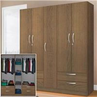 Imagem da promoção Guarda-roupa Casal Madesa América 1503 5 Portas Batentes e 4 Gavetas