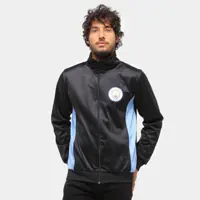 Jaqueta Manchester City Trilobal Masculina - Preto em oferta na Netshoes
