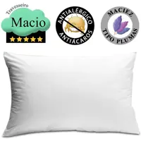 Kit 4 Travesseiros Antialérgicos Percal 180 Fios Ecoplumas em oferta na Amazon