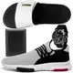 Kit Tênis Caminhada Masculino SapatoFran em Nylon Branco Com Chinelo Slide, Carteira e Relógio em oferta