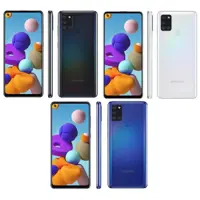 Smartphone Samsung Galaxy A21s 64GB Azul 4G - 4GB RAM 6,5” Câm. Quádrupla + Selfie 13MP em oferta na Magazine Luiza