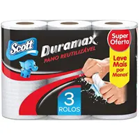 Pano SCOTT DURAMAX Rolo Multiuso - 174 panos, Scott Duramax em oferta na Amazon