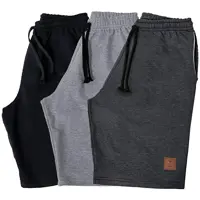 Kit com 3 Bermudas de Moletom Masculinas em oferta na Amazon