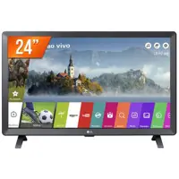 Monitor Smart TV LED 24" LG 24TL520S HD 2 HDMI 1 USB WiFi em oferta na Magazine Luiza