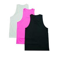 Imagem da promoção kit 3 regatas feminino nadador academia musculação fitness