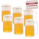 Caneca de Chopp Cristal Borda Ouro 500ml 6 unidades Bezavel - Festabox em oferta