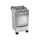 Fogão 4 Bocas Inox Mueller Acendimento Automático - Premium Decorato em oferta