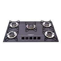 Imagem da promoção Cooktop 5 Bocas Ultra Chama Bivolt - Preto - Chamalux