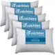 Kit 5 Travesseiro Fibra Siliconada Antialérgico Macio 45x65cm BF Colchões em oferta