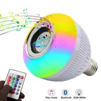 Lampada Bluetooth Led Rgb Branco Caixa Som Musical - LAMAPADA RGB em oferta na Magazine Luiza
