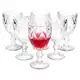 Jogo de Taças de Vidro 240ml 6 Peças - Casambiente Diamond em oferta