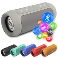 Imagem da promoção Caixa de Som Portátil Bluetooth Wireless USB Micro SD Auxiliar P2 Rádio FM 15W Storm 2 Shutt