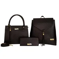 Kit Bolsa Tote Casual + Mochila Conforto + Carteira Feminina - Efigênia Melo em oferta na Magazine Luiza