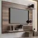 Painel para TV até 49 Polegadas com Prateleira Denver J Carvalho Nogueira/Carvalho em oferta