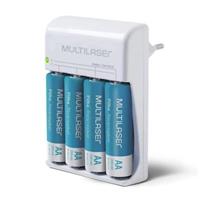 Imagem da promoção Carregador De Pilhas Multilaser Aa/Aaa + 4 Pilhas Aa 2500Mah - CB054